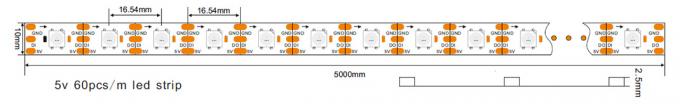 Lumières de bande flexibles accessibles d'APA102 Digital RVB LED APA102C IC incorporé