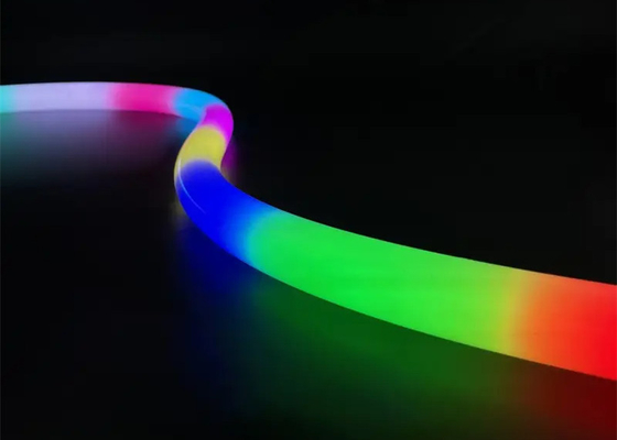 360° Ronde 25mm Couleur magique Contrôle externe Barre lumineuse numérique RGB LED