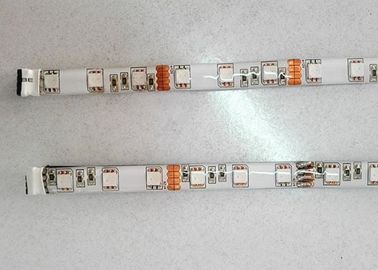 5050 lumières de bande flexibles de RVB LED pures/couleurs multi blanches chaudes laissent tomber la colle
