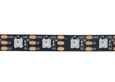 Carte PCB programmable de noir de lumières de bande de WS2812B Digital LED auto-adhésive avec du CE/RoHS