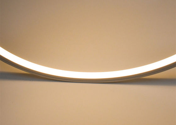 Lumière blanche chaude flexible de tube au néon de silicone des lumières de bande de DC24V LED 3000K