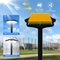 ABS 60w LED lumière solaire de jardin IP67 Pour la route extérieure