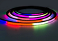 12V 24V LED RGB flexible lumière au néon 16x16mm 20x20mm Noir couleur addressable
