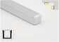L'anti extrusion de la corrosion LED profile l'aluminium avec la transmittance légère élevée 7.6*9mm
