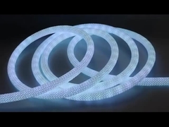 RGB Smart Diamètre 20mm étanche à l'eau Tissé néon LED Strip Lumières Pour la décoration