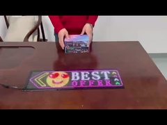 32*128 Ventilateur de voiture de camion Écran à décimale douce Panneau LED d'animation avec télécommande d'application