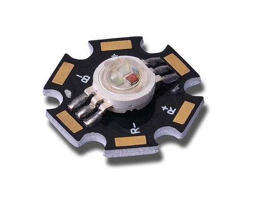 Le RVB a mené la puce composante de la diode 3w de SMD LED 120 degrés