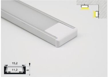 Profil en aluminium anodisé 15 x 6mm de Tilebar de lumière de LED pour l'éclairage linéaire de bande de LED