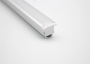 Profil en aluminium anodisé par forme d'U SMD LED pour les lampes linéaires fixées au mur