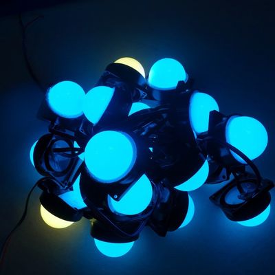 la lumière de pixel de la lampe RVB de pixel de 6pcs SMD 5050 LED ficelle 50mm/60mm avec la couverture laiteuse