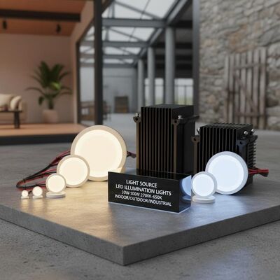 Source lumineuse LED Éclairage 10W à 100W Température de couleur 2700K à 6500K Convient pour les projets d'éclairage intérieur, extérieur et industriel