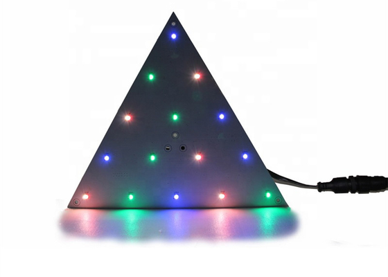 Voyant de la lampe DMX512 SMD5050 RVB de pixel du panneau LED de triangle pour la décoration