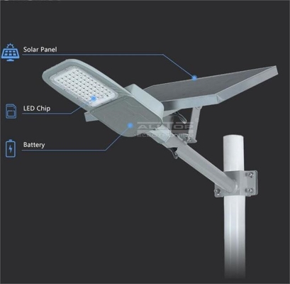 Réverbère solaire de allumage extérieur solaire imperméable de la lampe de Polonais IP65 LED 3 ans de garantie