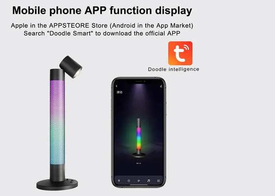 App Smart Graffiti Lumière de bureau créative à LED Atmosphère Lumière de travail Lire Lumière du lit