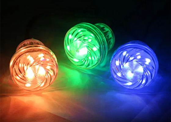 24v RGB WS2811/UCS1903 LED Amusement Light Pixel Light Cabochon LED 60mm 18 Led