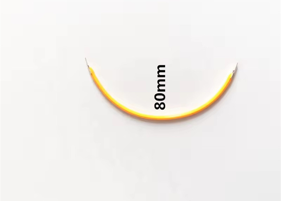 Lumière à nouilles LED flexible de 80 mm de longueur pour filament incandescent de Noël