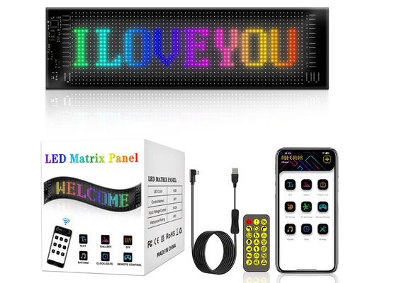 Tableau d'affichage LED de commande d'application