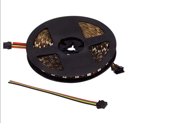 DC12V ligne numérique à double signal LED bande flexible WS2815 SMD5050 IP20 60led 60Pixel RGB WS2815b IC