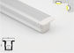 Isolation phonique en aluminium de profil de la couverture LED de PMMA pour le buffet 7.6X12mm