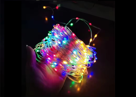 APP Lumières à cordes intelligentes LED étanche Décoration de Noël Lumières à cordes de fées Commande à distance USB intelligente