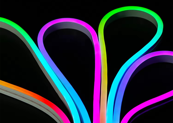 Smart Neon LED Rope Light Kit DC5V RGB Neon 1M 2M 5M IP67 DIY Neon Light Strip Bluetooth TUYA WIFI App Musique