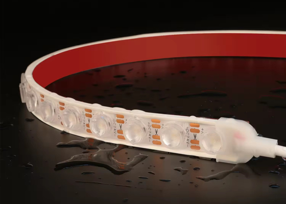 DC 24V 24W 1 led imperméable à l'eau bande souple lumière blanche LED Lentille lave-murs pour l'éclairage de façade