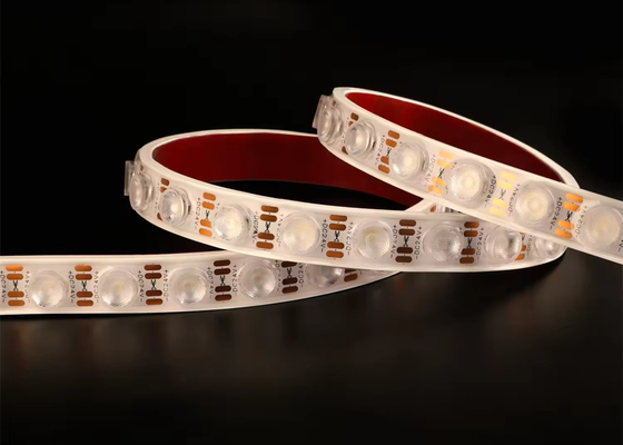 DC 24V 24W 1 led imperméable à l'eau bande souple lumière blanche LED Lentille lave-murs pour l'éclairage de façade