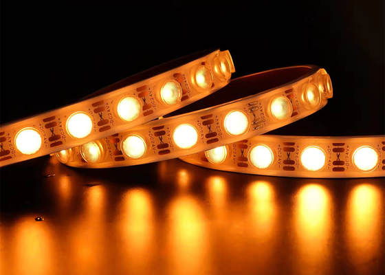 DC 24V 24W 1 led imperméable à l'eau bande souple lumière blanche LED Lentille lave-murs pour l'éclairage de façade