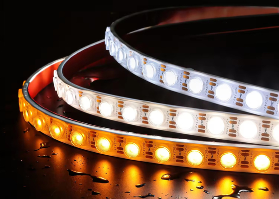 DC 24V 24W 1 led imperméable à l'eau bande souple lumière blanche LED Lentille lave-murs pour l'éclairage de façade