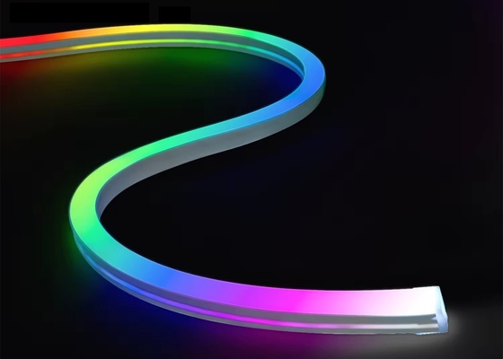 Indicateur personnalisé RGBW LED Neon Strip Flex Lumières DMX Signal 24V IP67 étanche pour la décoration intérieure et extérieure 1616mm