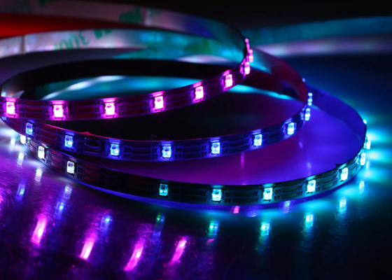 WS2812C 2020 90/120leds lampe de table à sable de couleur magique Mini 4MM LED Strip Lights