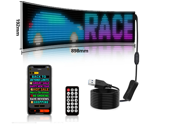 Panneau de matrice LED pour la publicité et la promotion affichage couleur RVB APP Écran LED intérieur intelligent