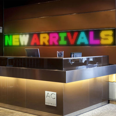 Tableau d'affichage à LED Bluetooth flexible