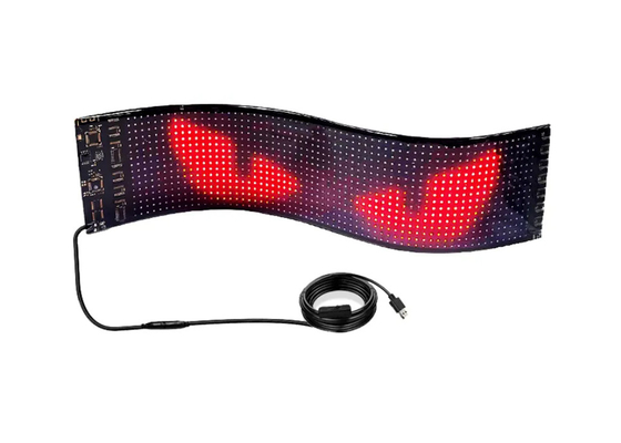 L'écran LED du camion Devil Eye Lumière de voiture Lumière dynamique de camion LED Smart Car Sticker Panneau LED programmable pour le pare-brise du camion