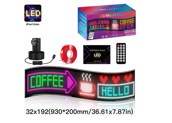 32*192 Écrans à deux rangées programmables à LED