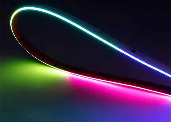 Émetteur latéral COB Corde 630LED par mètre RGB 8mm Flexible RGB Free Dot Led Light