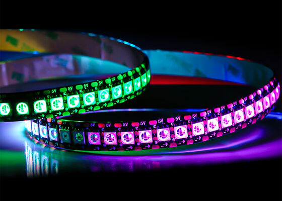 HD107S 5V Full Color Smart Pixel LED Strip 144led SMD5050 RGB Strip lumineux numérique de jeu individuel adressable