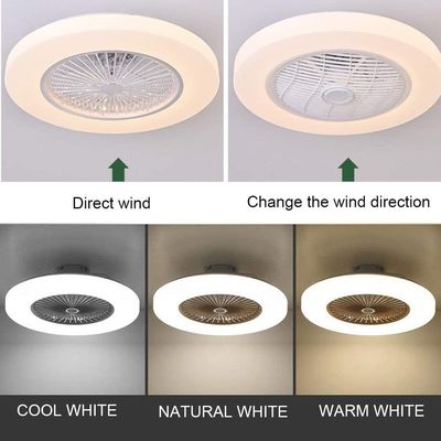 Fan à télécommande/d'appli contrôle 40W de plafond avec la lumière de LED pour le salon et la chambre à coucher